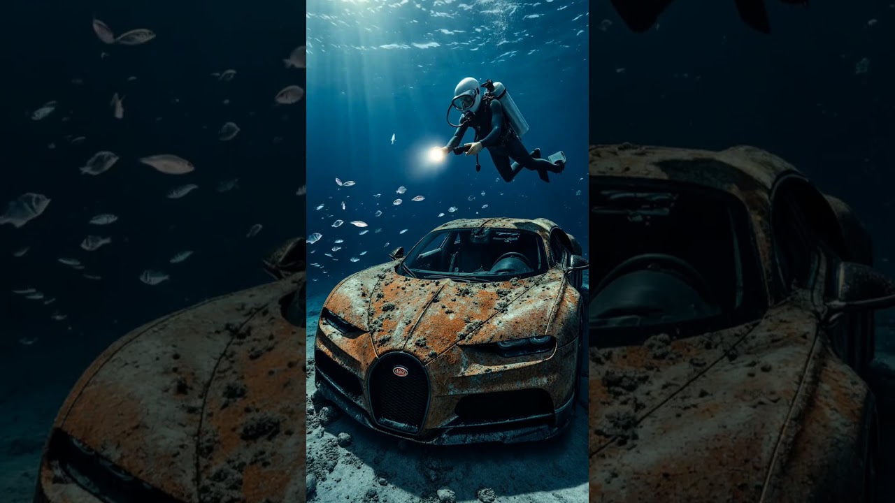 Diver Finds $3M Bugatti at Ocean Floor! 