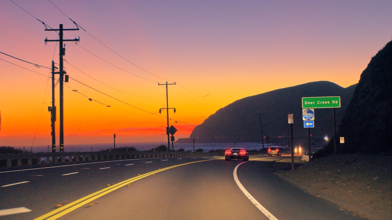 Driving Los Angeles Sunset 4K - Beverly Hills to Malibu via Rodeo Drive & PCH
