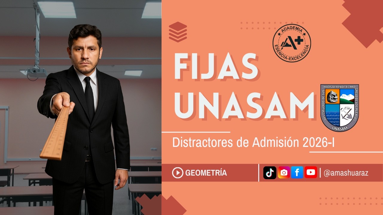 🔴 GEOMETRÍA UNASAM 2026-I | Estrategias Clave y Distractores Recurrentes con el Prof. Alex Zambrano