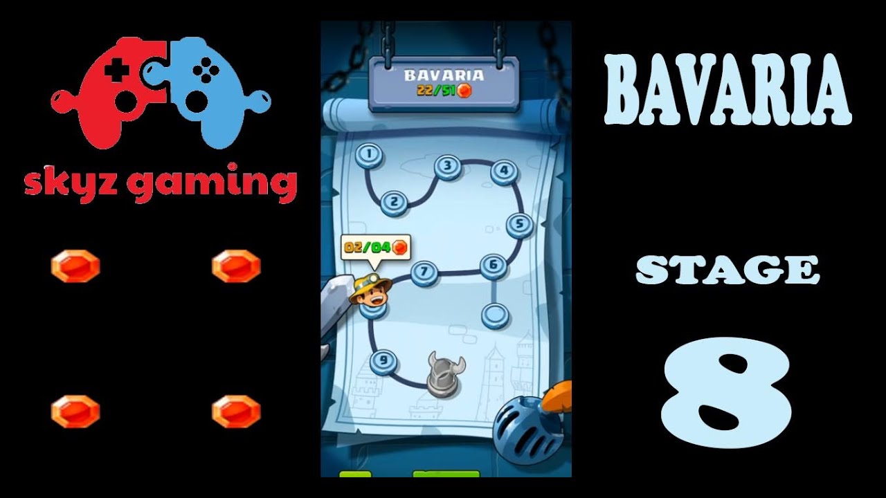 Diamond quest don't rush bavaria - all gems level 8