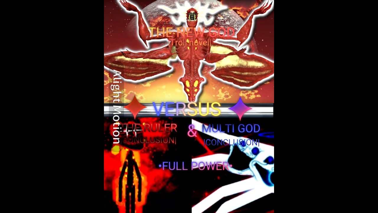 THE NEW GOD(Troll novel) vs THE RULER AND MULTIVERSAL GOD(O.D conclusion) #battle #edit #shorts