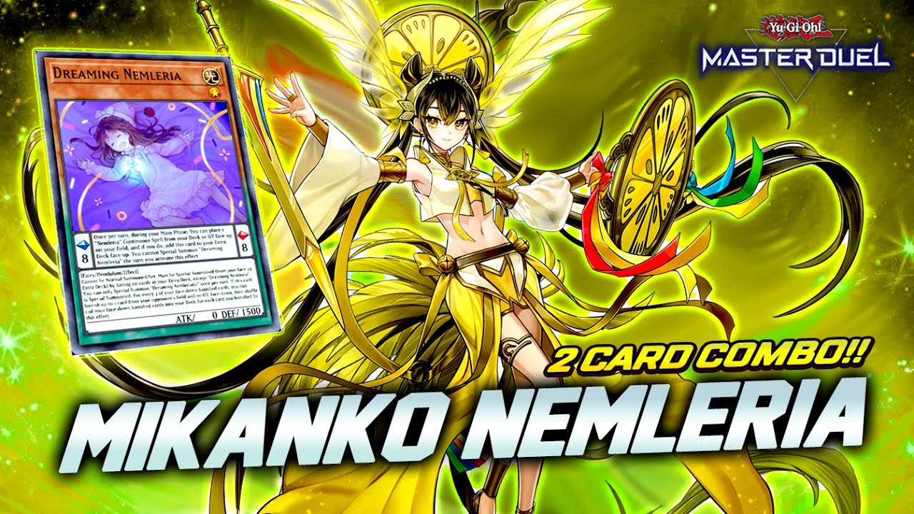 EPIC DUELS MIKANKO NEMLERIA - 2 CARD COMBO | GOING 1st NO PROBLEM! [Master Duel]