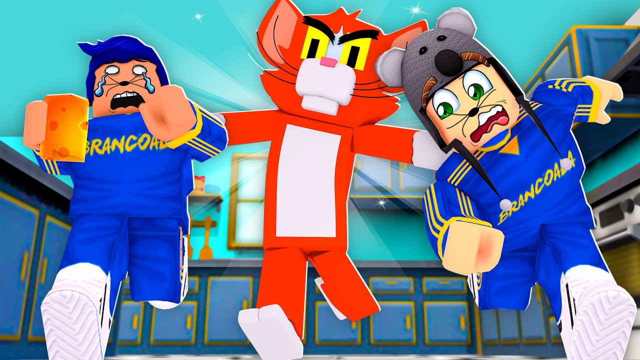CORREEE!!! O GATO VAI TE PEGAR NO ROBLOX KITTY - Brancoala Games