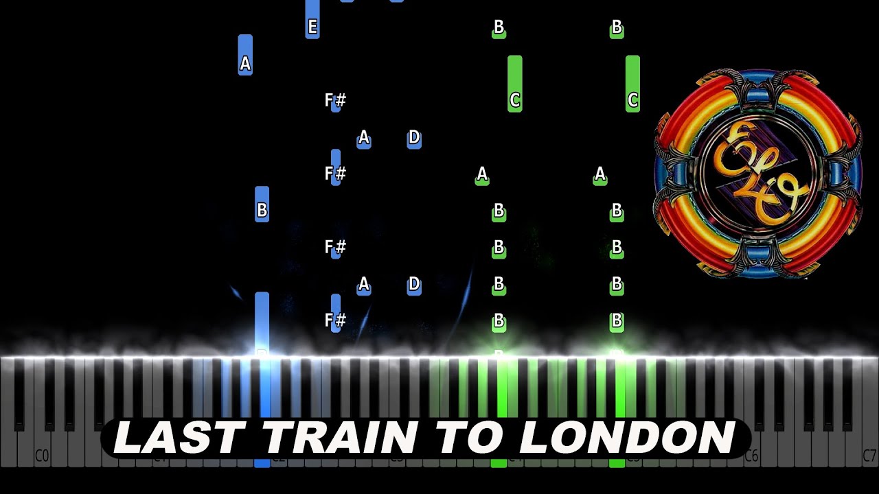 ELO - Last Train To London Piano Tutorial