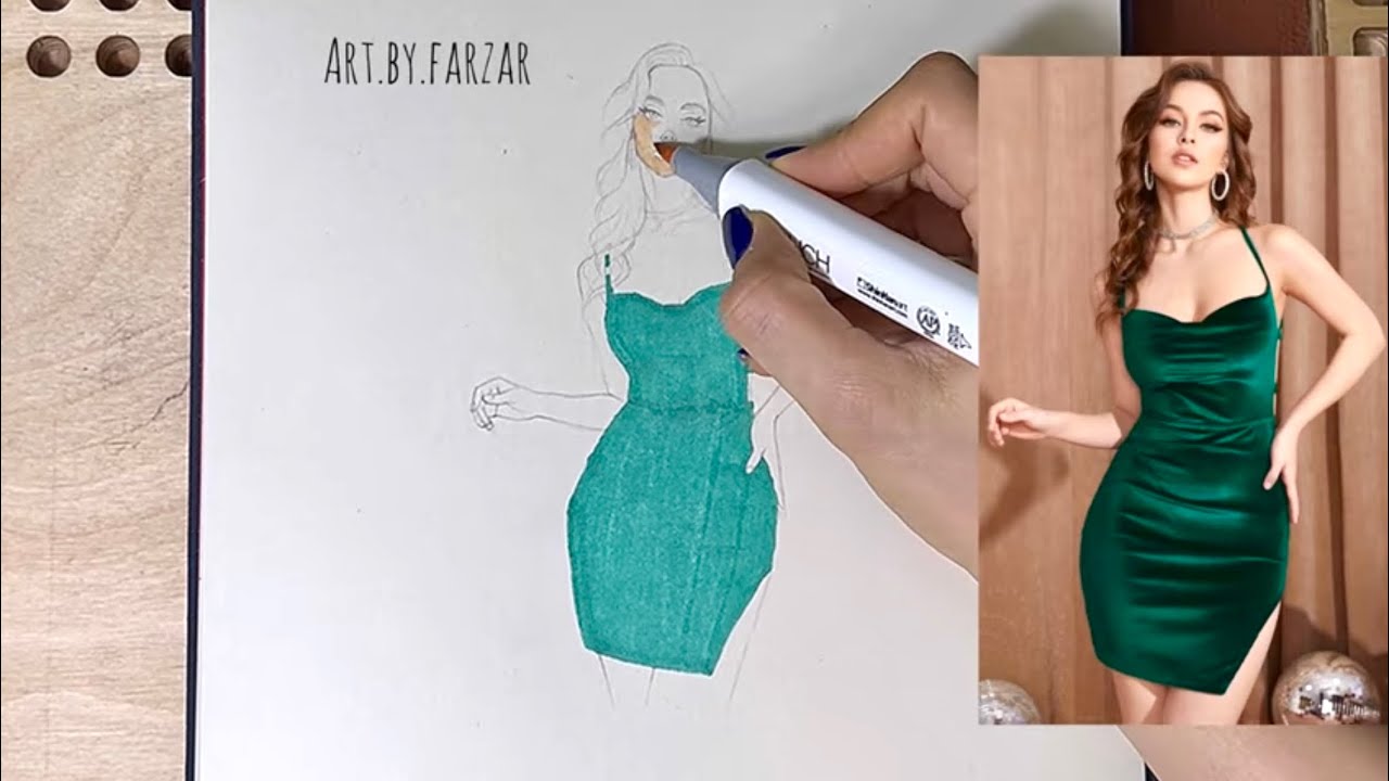 How to draw this figure&portrait with the easiest way(part 1)