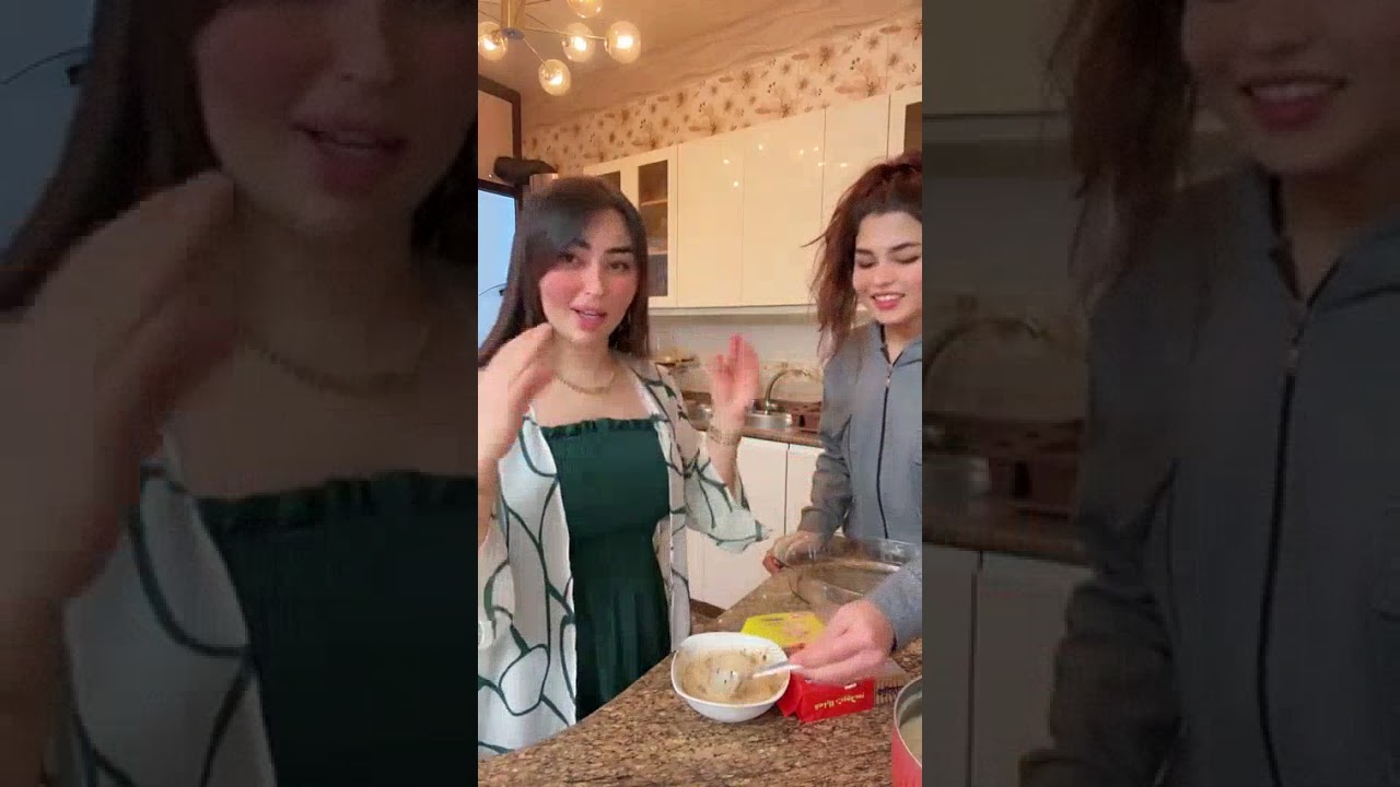 رنيم تعمل طريقة جديدة للكيك وصدمة اسراء 😍🔥