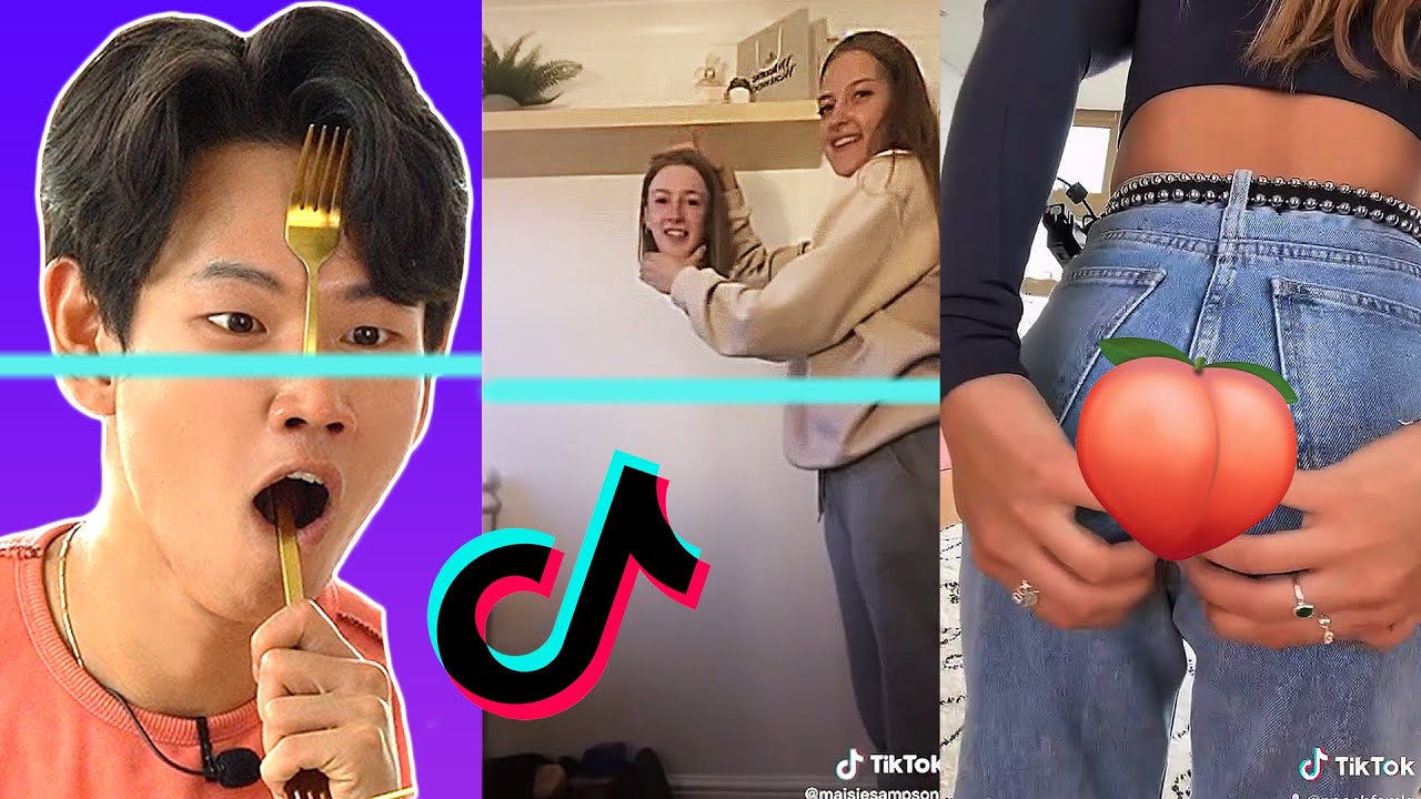 Koreans Try TikTok Transitions! Time Warp Scan TikTok filter | Peach Korea
