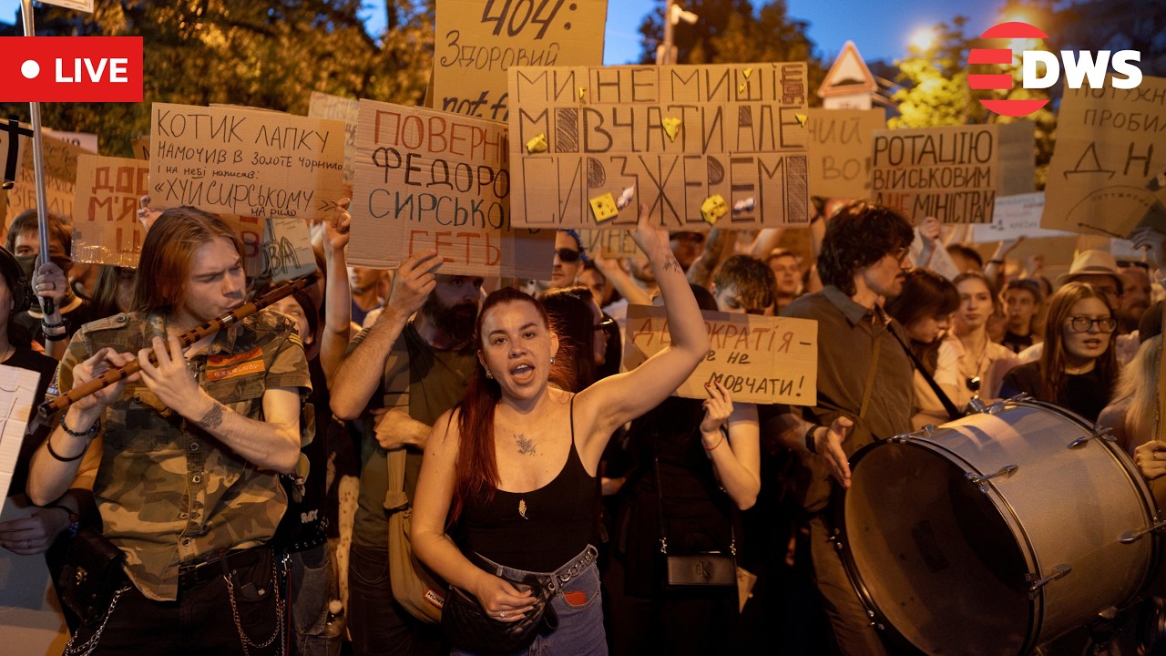 LIVE: Ukraine Protests Grow After Zelenskiy Reshuffle | AC15