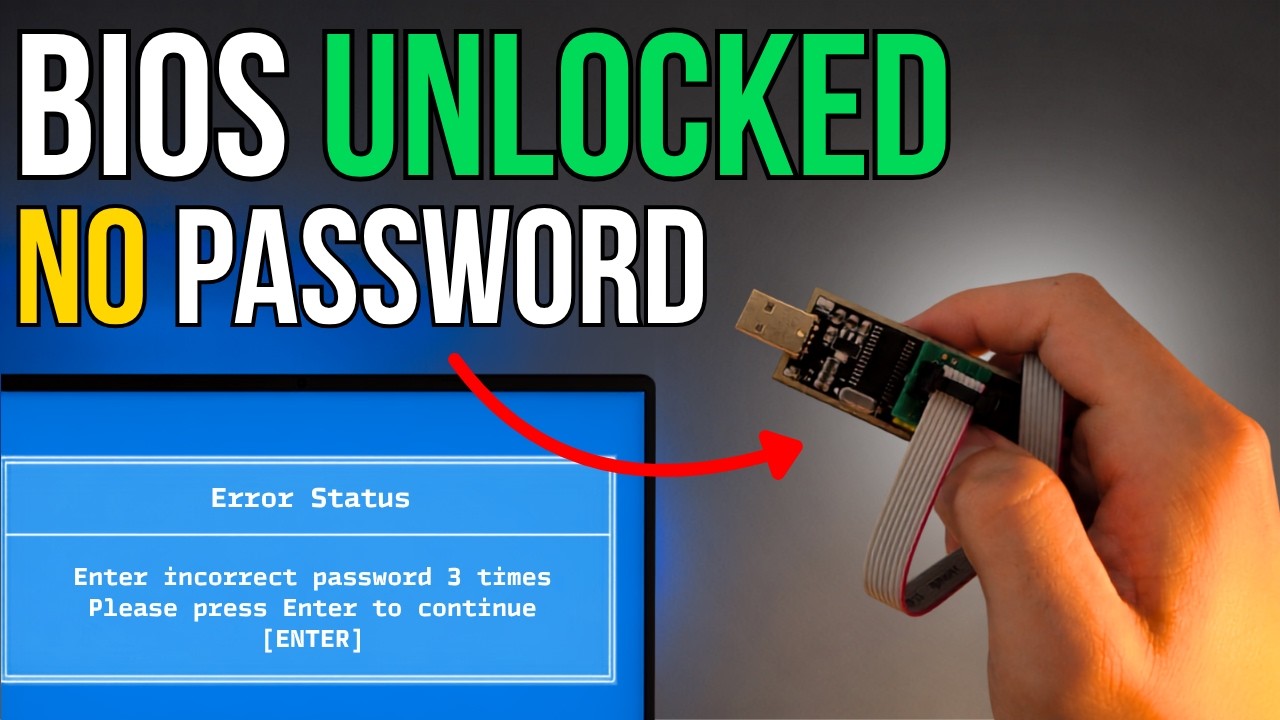 How HACKERS Bypass BIOS Password