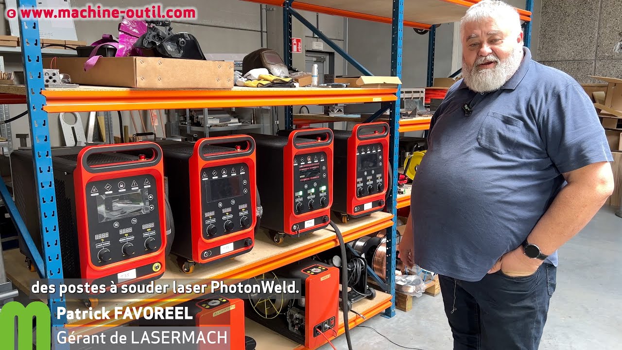 Gamme de postes de soudage laser manuels pour épaisseurs de 3,5 à 9 mm Lasermach PhotonWeld