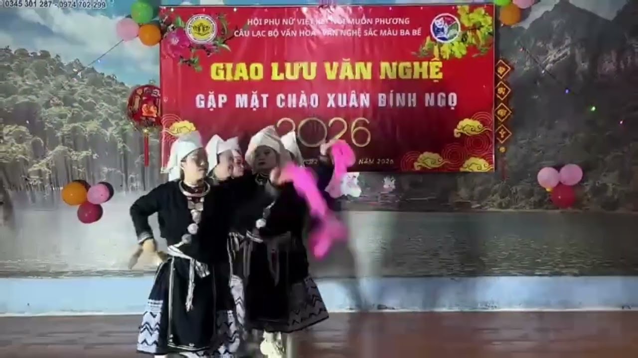Múa “ÂM VANG NÚI RỪNG”_Phụ nữ thôn Nà Săm, xã Chợ Rã, tỉnh Thái Nguyên