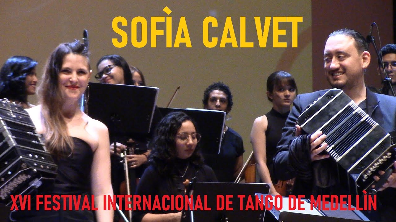 Sofía Calvet y la Orquesta de Tango Red de Escuelas de Música de Medellín