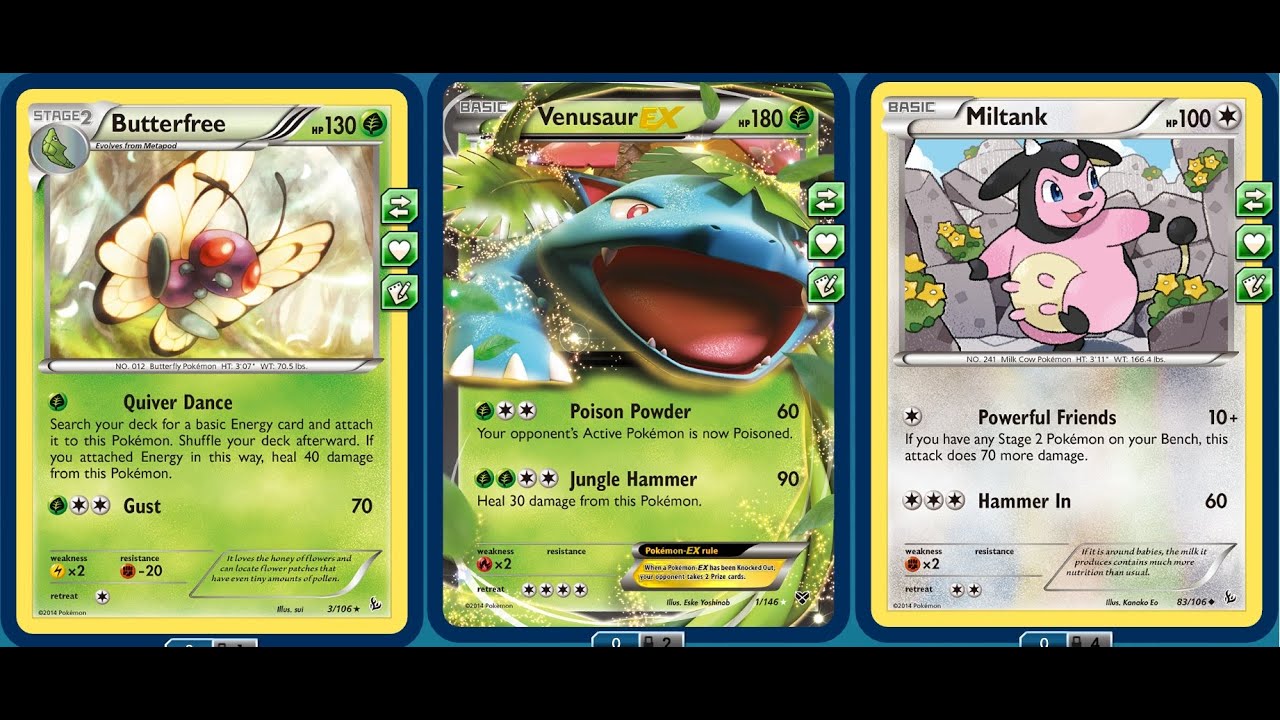 (XY Standard) Extremely Fast, Easy to Make  Butterfree/Miltank Deck