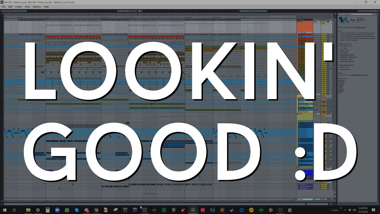 Mr. Bill - Ableton Tutorial 69 - Project Standardization