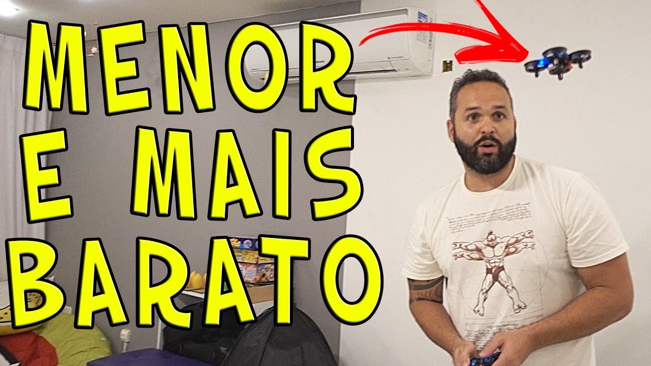 O Menor DRONE do MUNDO e MAIS BARATO