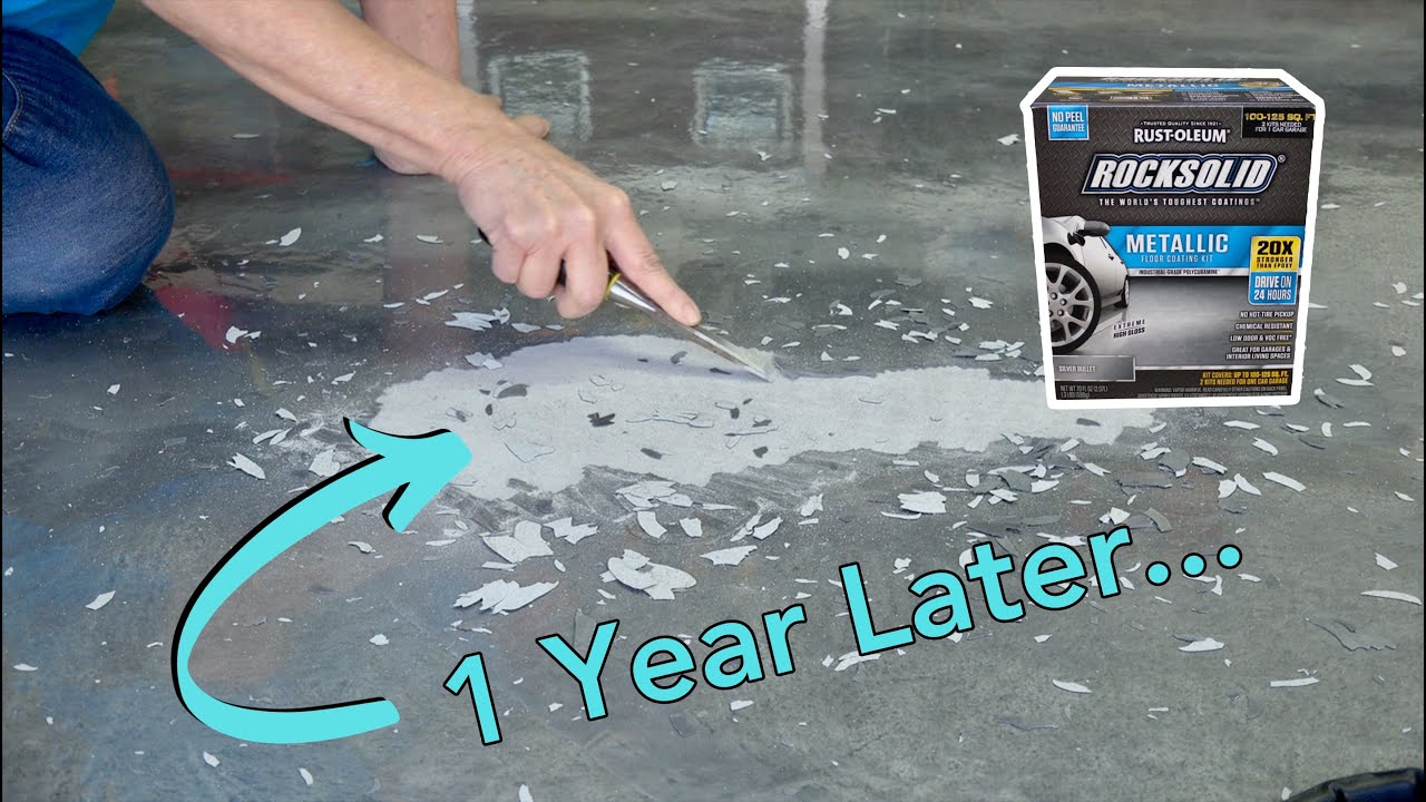 RockSolid Garage Coating: 1 Year Later // Part 3