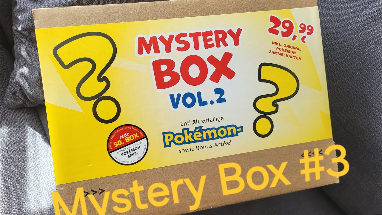 Mystery Box #3 Media Markt Pokemon Mystery Box / Unboxing