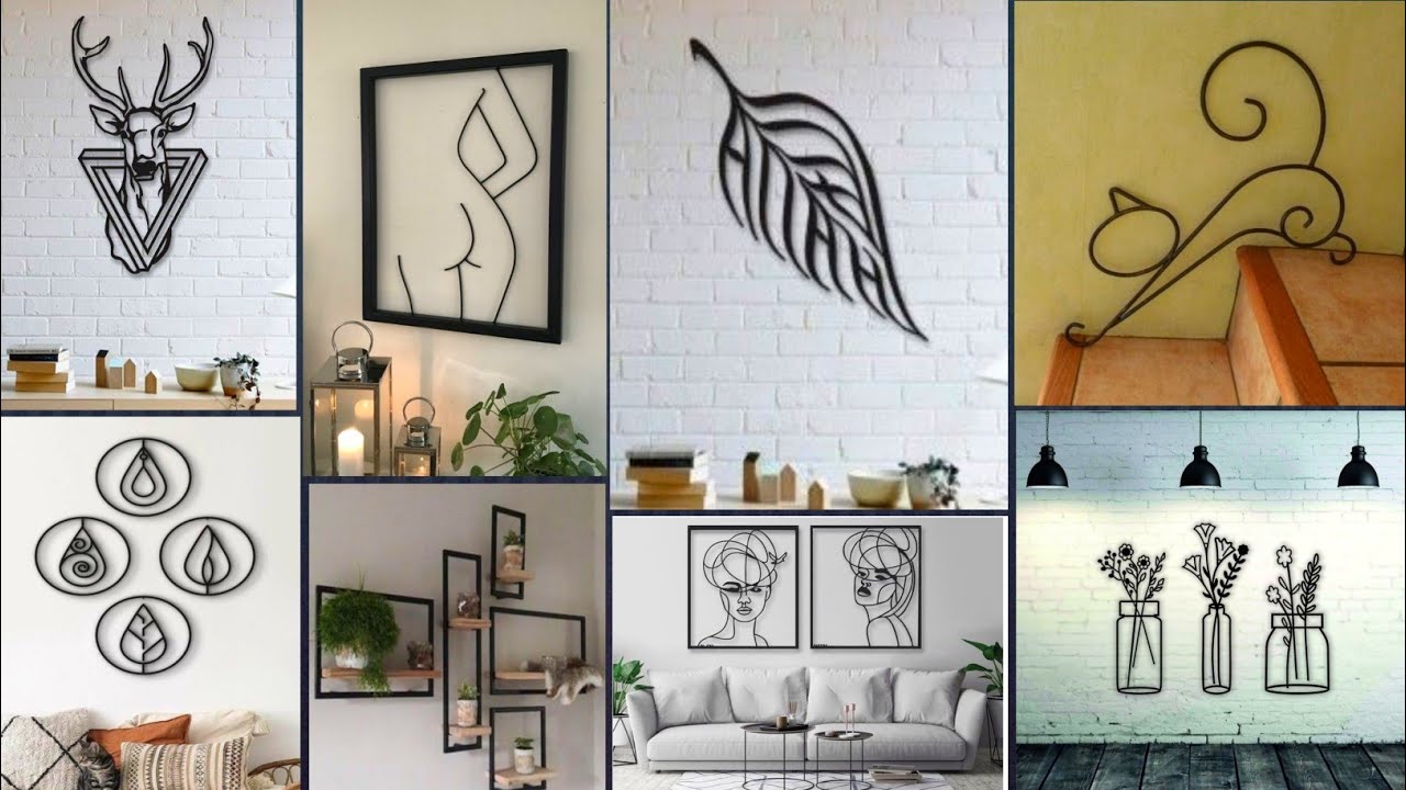 Metal wall art decorativ ideas | Rabar and metal sheet wall art