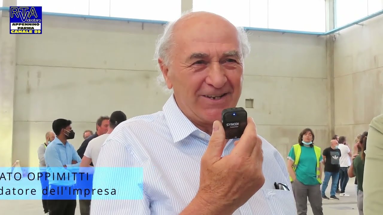 Irene Priolo in visita alla ditta Oppimitti di Bedonia
