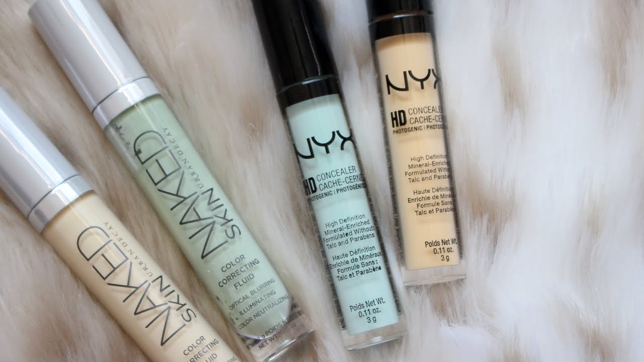 Frugal Fridayz | NYX HD Color Correctors ($5) vs. UD Correcting Fluid ($28)