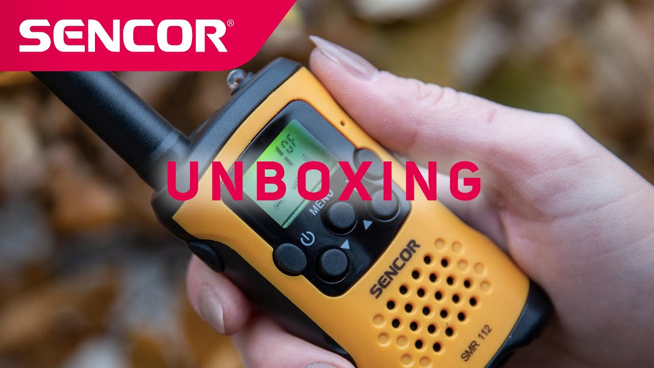 Vysielačky SENCOR SMR 112 - Unboxing