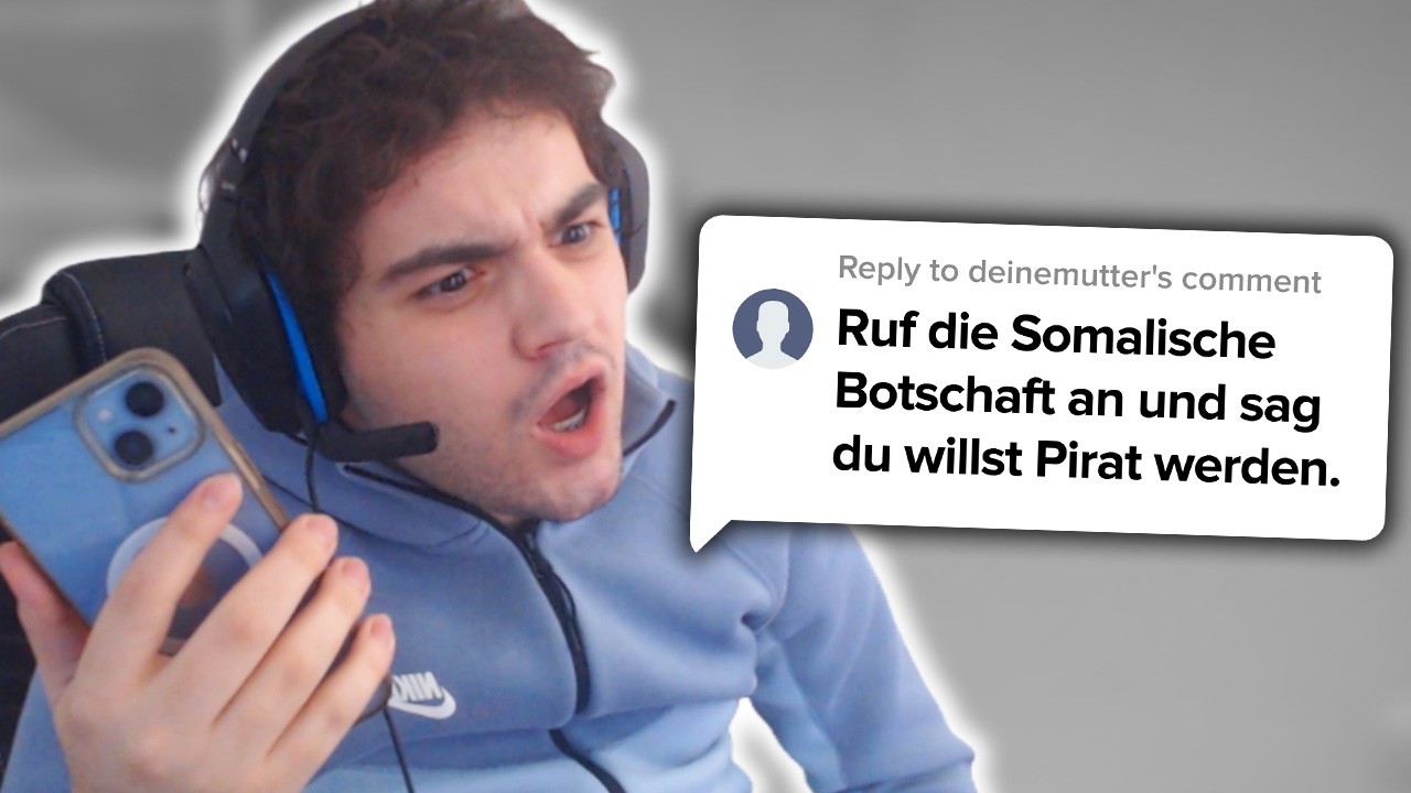 TELEFON ANRUF PRANKS, die mir eine Strafanzeige geben