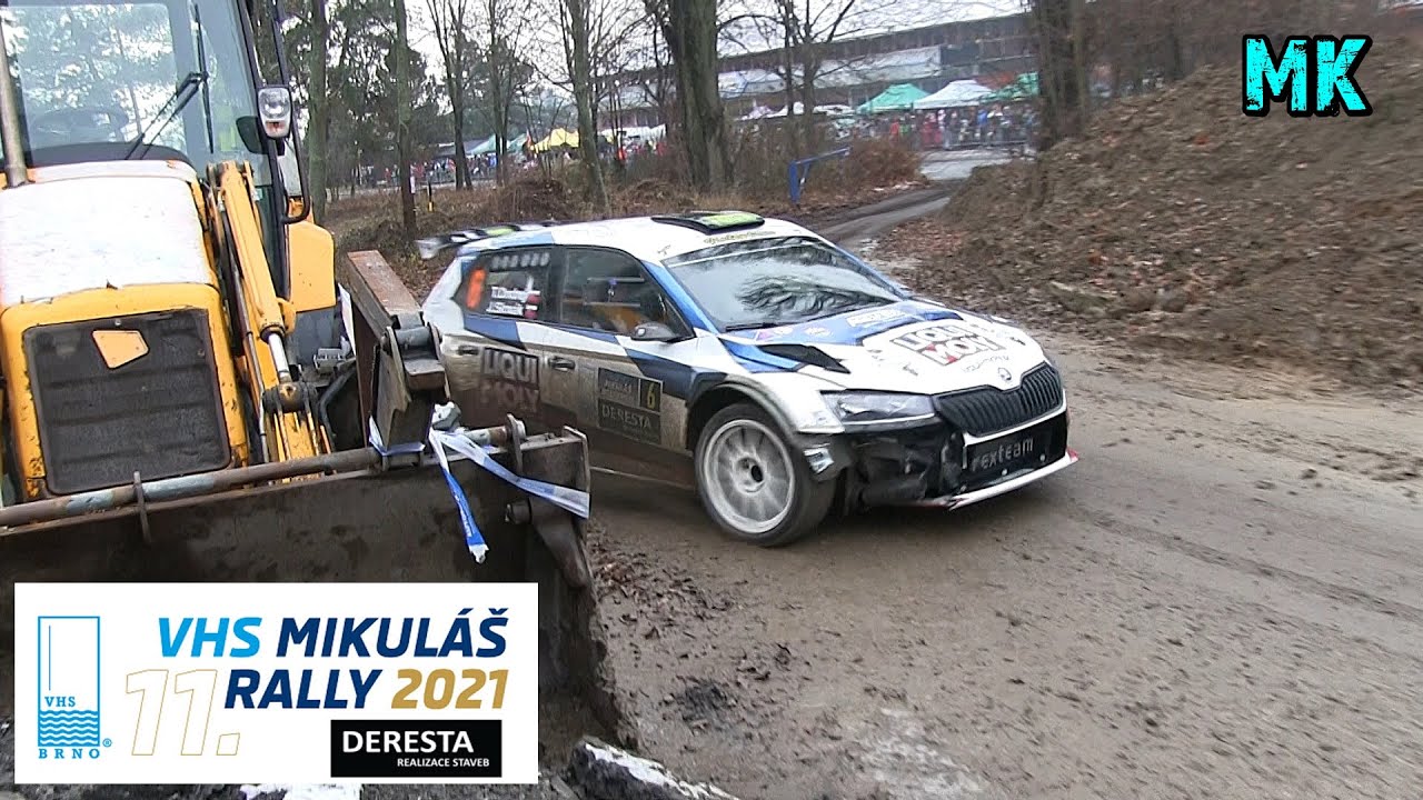 VHS Mikuláš Rally Slušovice 2021 Crash/Action