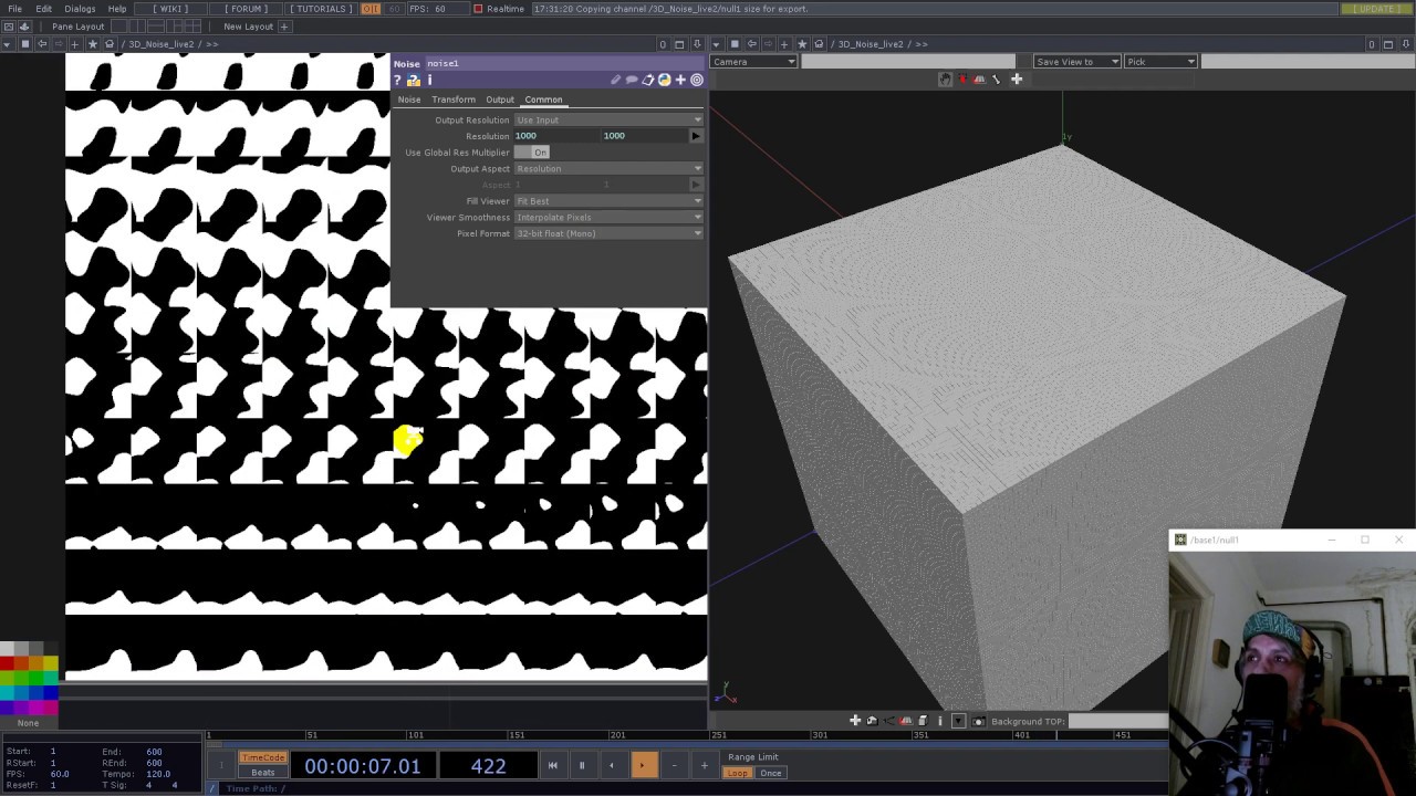 3D noise in Touchdesigner