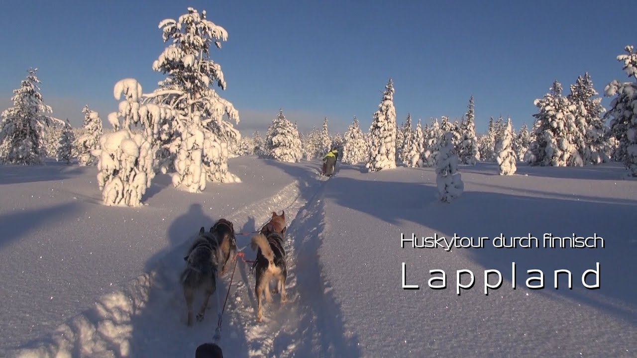 Finland with Huskys