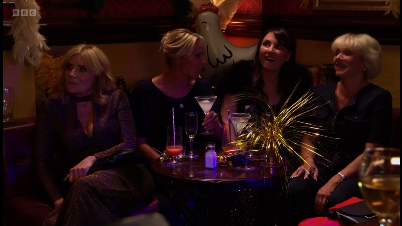 Eastenders a drunk Kathy asks teddy if you and Sharon are having a little bit of a relationship