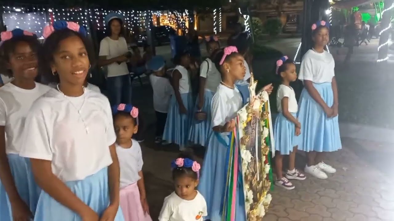 💙🩷 BANDEIRA ESTRELA DA MANHÃ NO PRESÉPIO DA CIDADE DE MACUCO/RJ