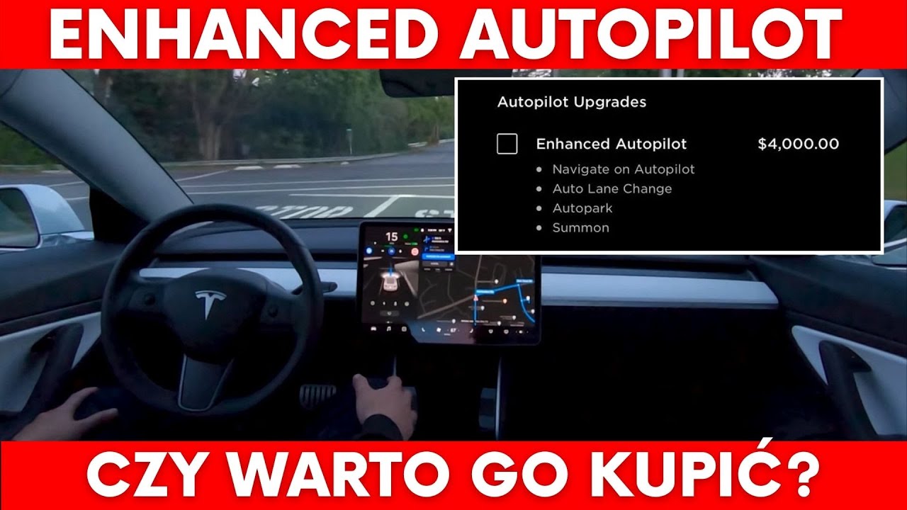 Ulepszony Autopilot w Tesli Model 3 - czy warto go kupić? | Enhanced autopilot Tesla Model 3