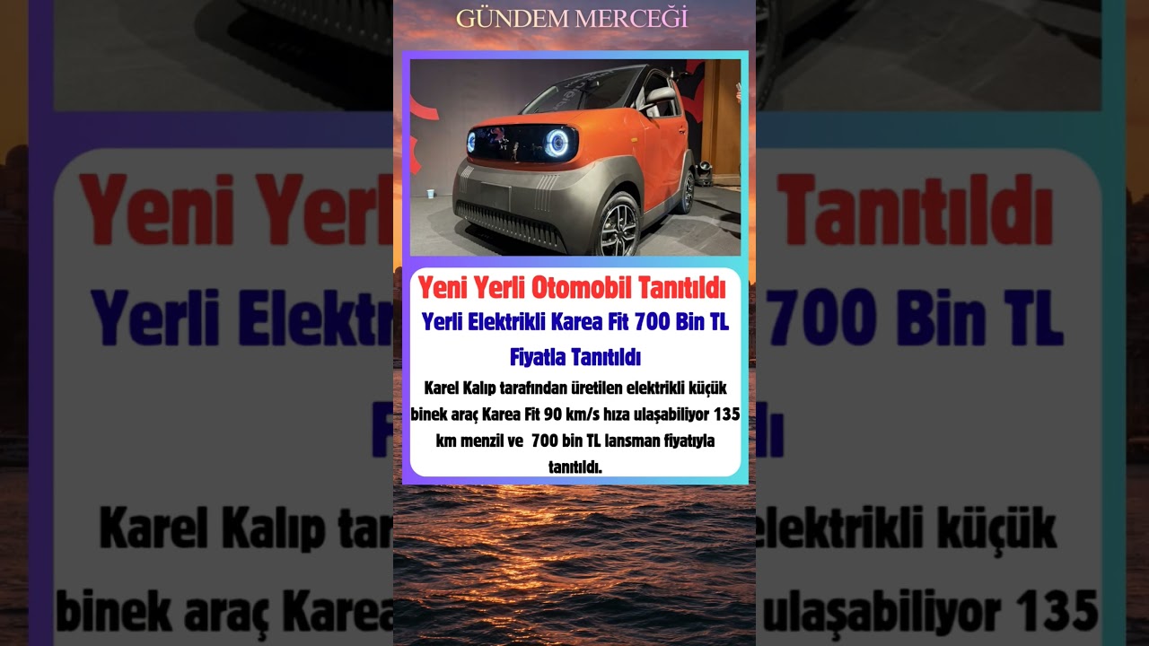 Yeni Yerli Otomobil Tanıtıldı