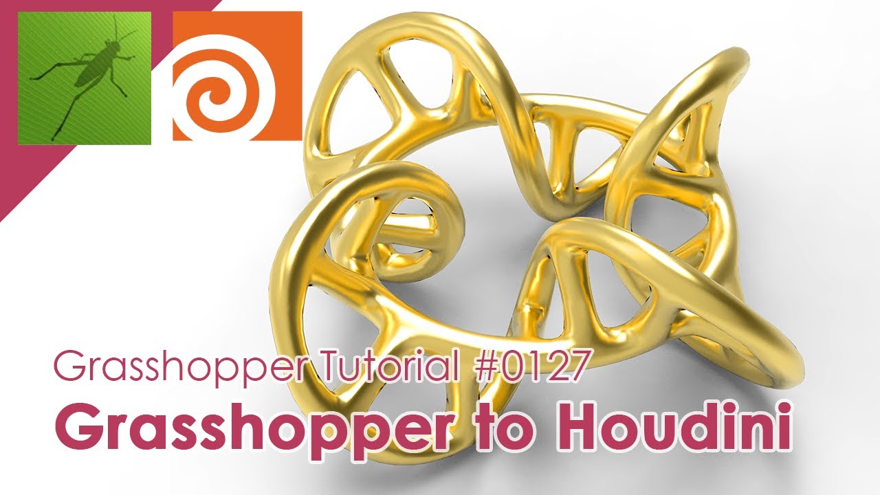 Grasshopper Tutorial - #0127 Transferring data between Grasshopper & Houdini