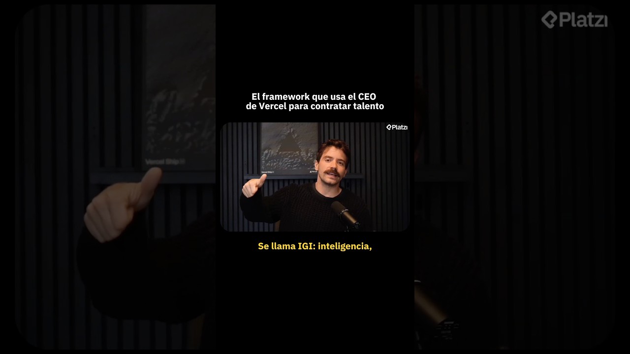 El framework del CEO de Vercel para contratar talento