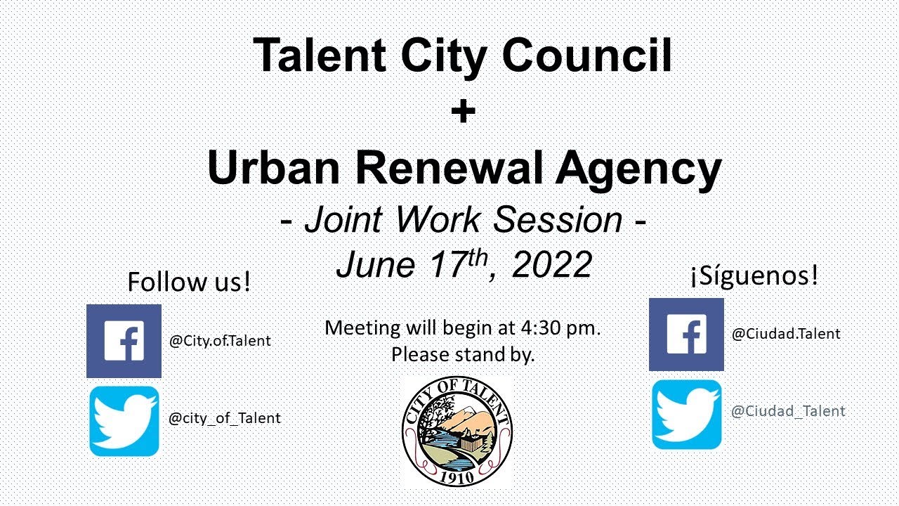 City Council & Urban Renewal Agency Joint Work Session, June 17, 2022