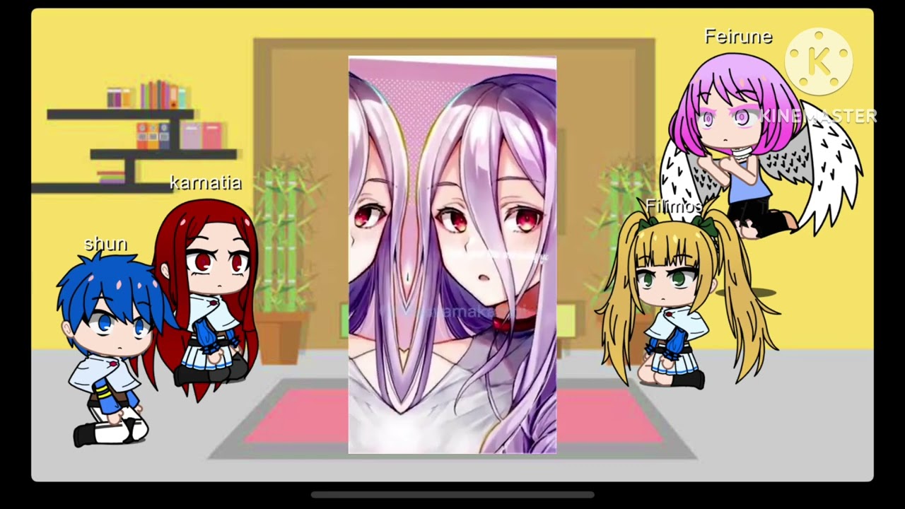 Kumo desu ga nani ka react to shiraori//part 1/2
