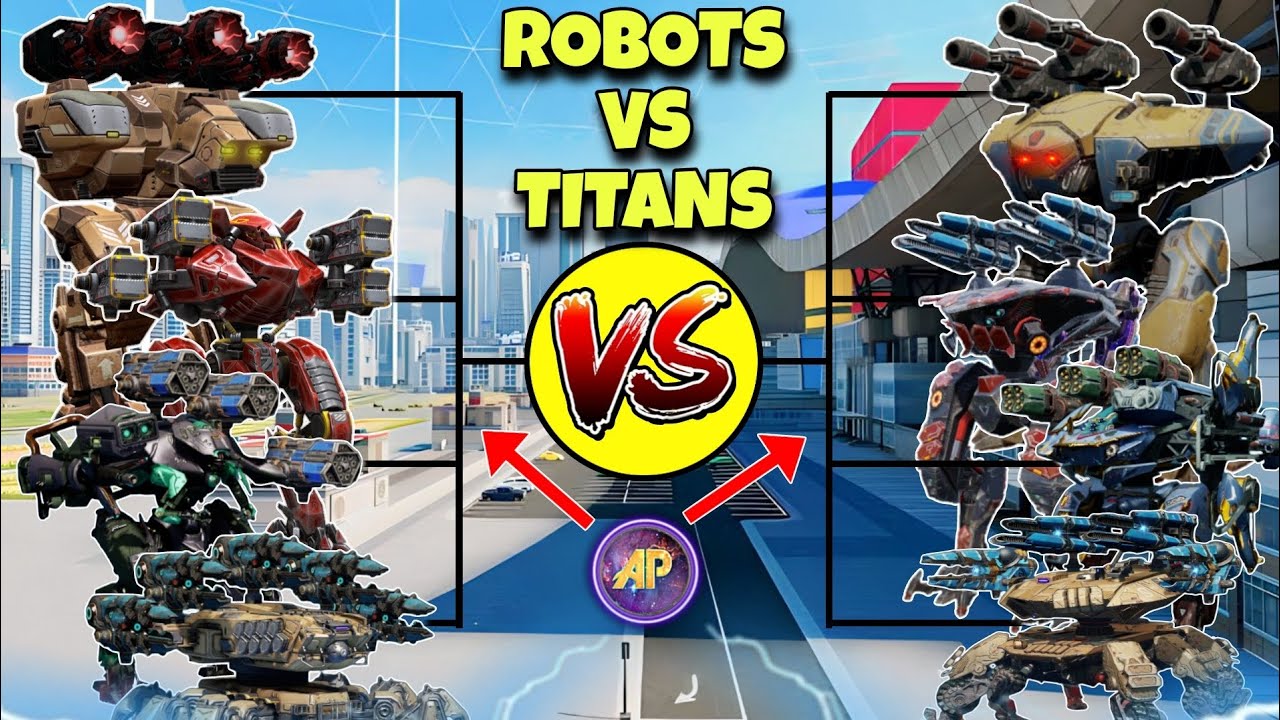 🔥 ALL ROBOTS VS TITANS ABILITIES UPDATED COMPARISON! || WAR ROBOTS WR ||