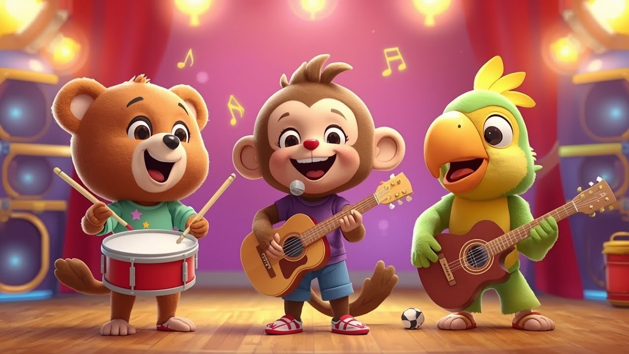 Fun Daily Activities Song | Dancing Cartoon Animals for Kids 
