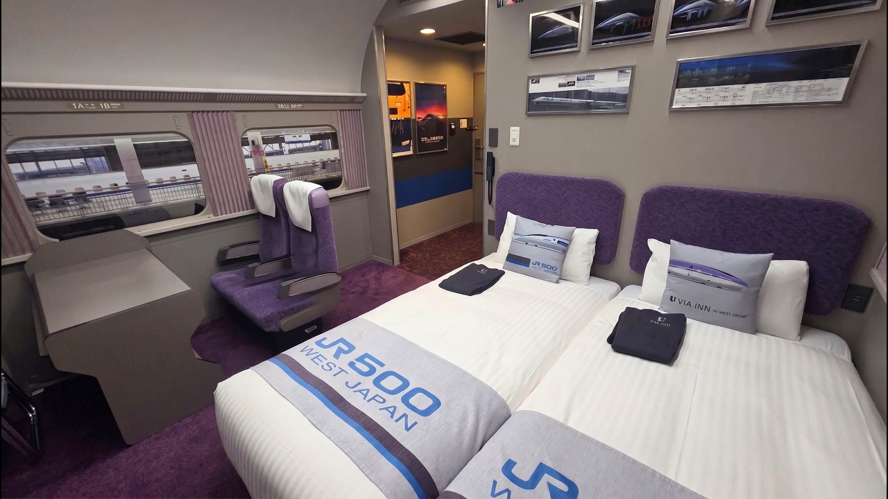 Staying at Japan&rsquo;s 500 Series Shinkansen Hotel That Feels Like a Real Train 🚄 🏨