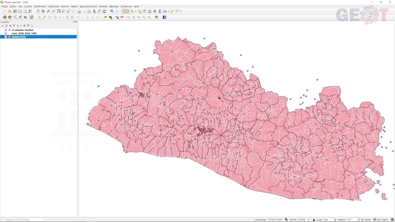 QGIS 3.x - TABLE D'ATTRIBUTES
