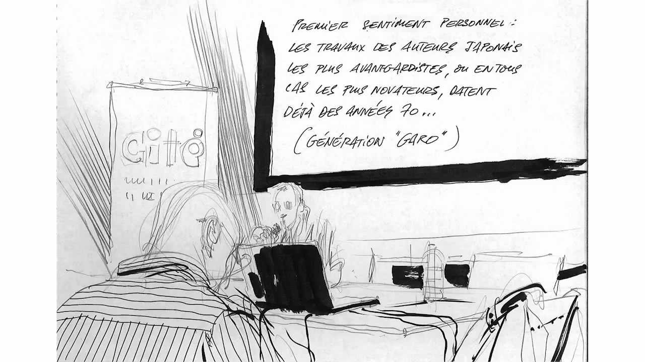 Universit&eacute; d'&eacute;t&eacute; 2012 : Mangaphilie, mangafolie ? // Reportage dessin&eacute; par F. B&eacute;zian (Jour 2)