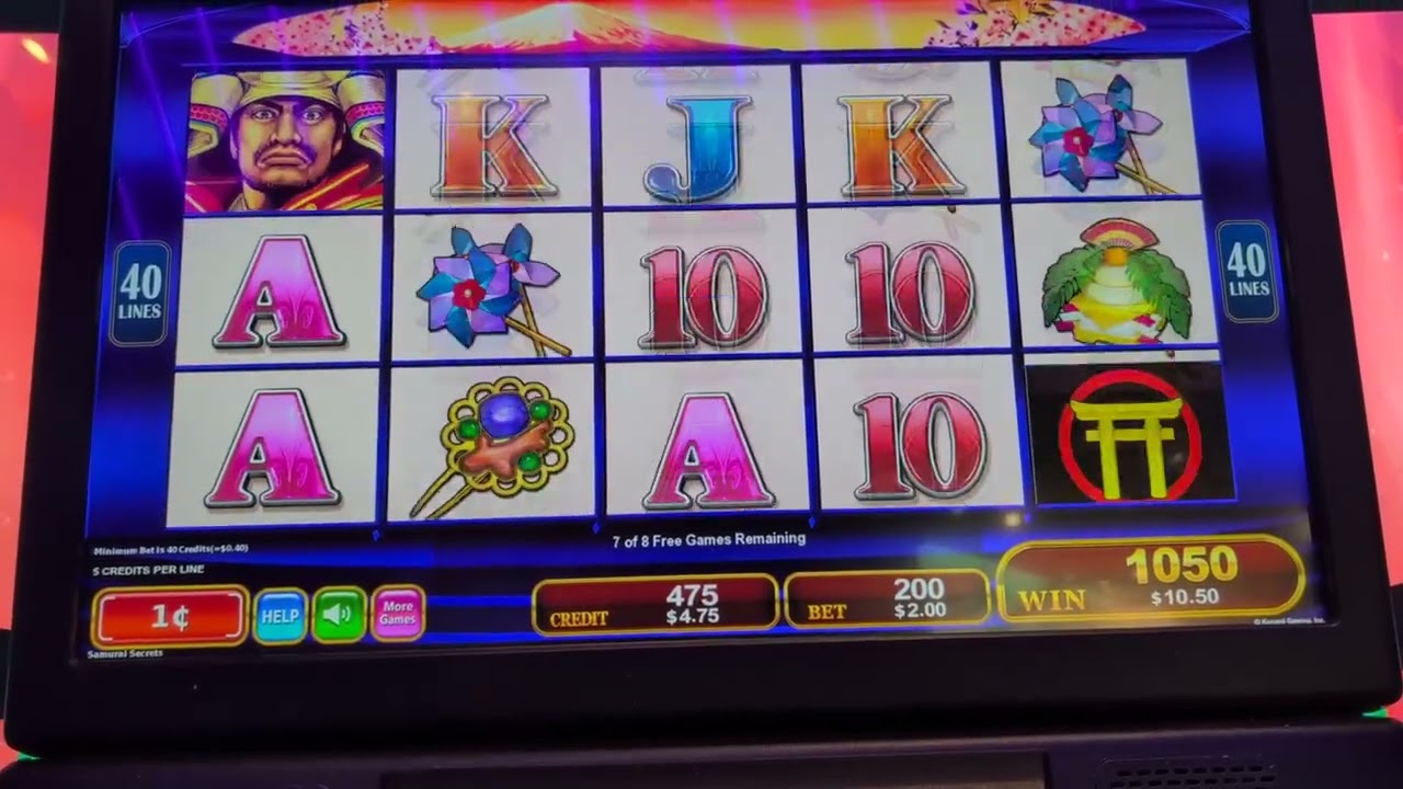 Ninjas vs Samurais casino gambling slot bonuses at 3 locations #casinobonusviews #japan 