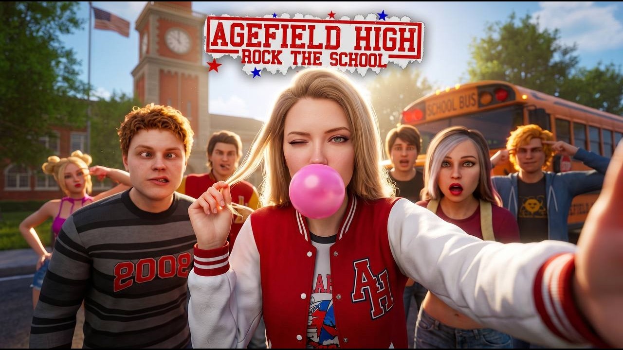 НОВАЯ ИГРА ПРО ШКОЛЬНУЮ ЖИЗНЬ! | Agefield High: Rock the School