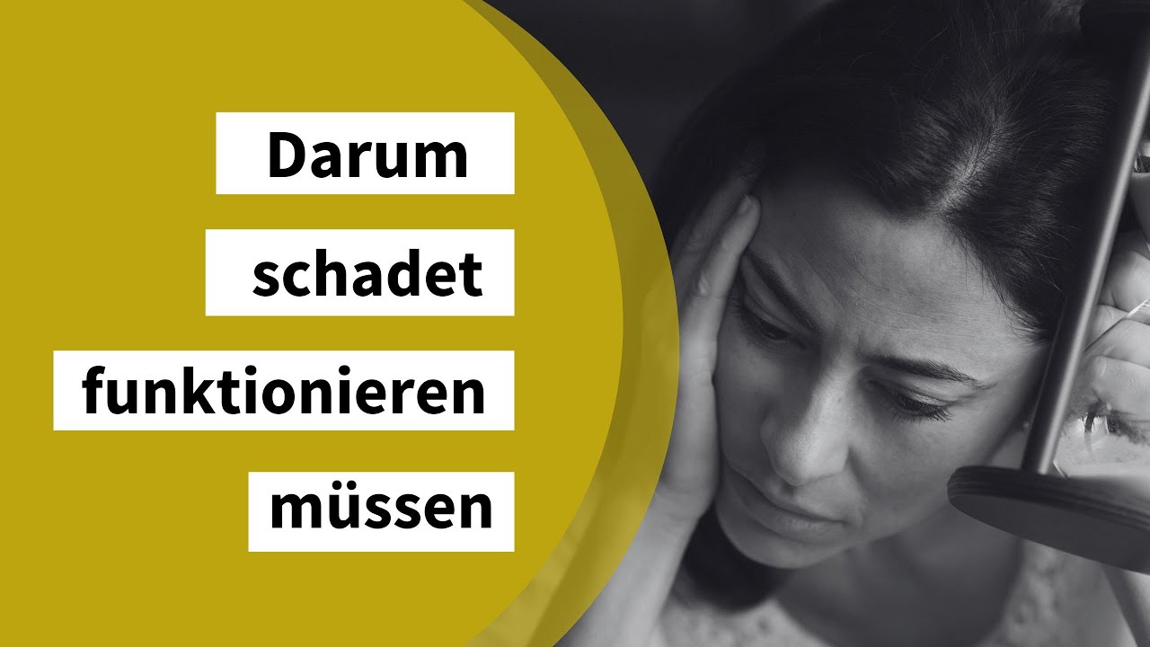 Funktionieren ist das Gegenteil von gesund sein - mit entlastender Klopfrunde