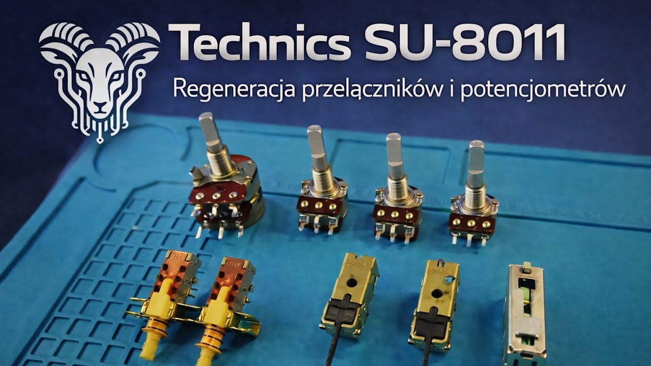 Technics SU-8011 – czyszczenie potencjometrów i selektorów