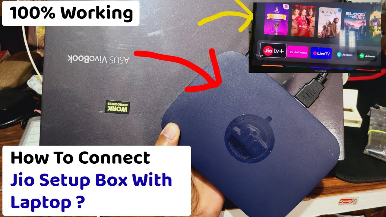 How to Connect Jio SetUp Box Connect With Laptop Screen | Jio Setupbox Connect with Laptop #3