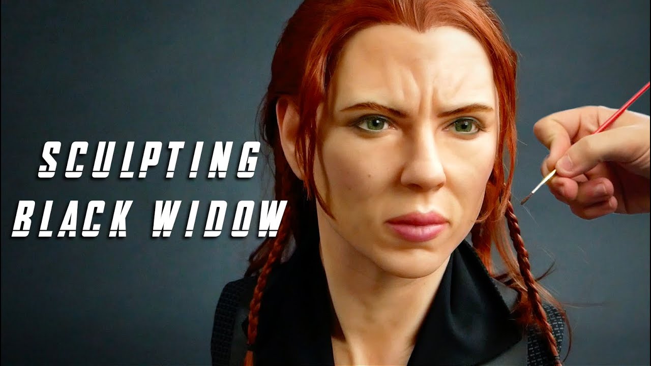 Black Widow Sculpture Timelapse - Black Widow