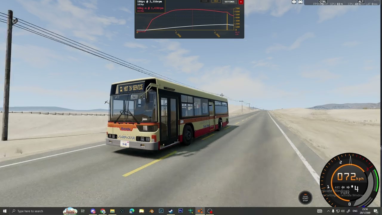 BeamNG | Fuso 6D22 Engine sound