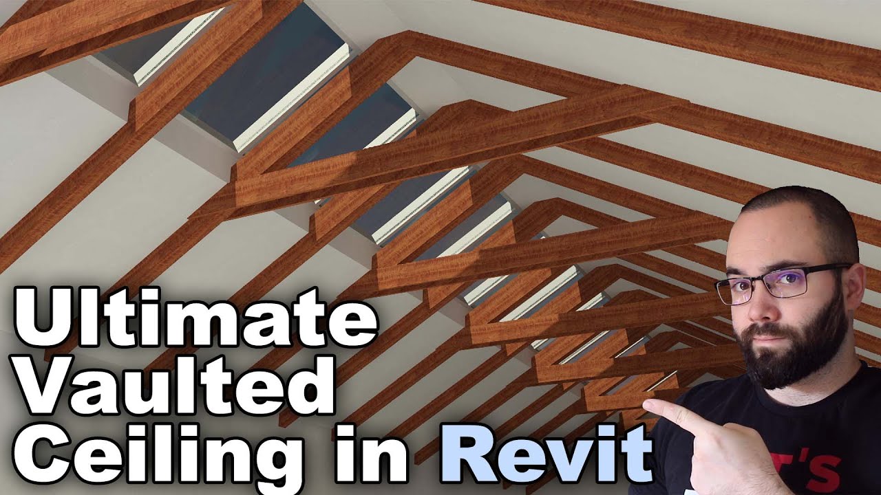 Vaulted Ceiling in Revit Tutorial (With Roof Construction)